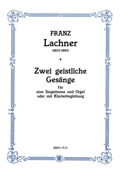 Zwei geistliche Gesänge
