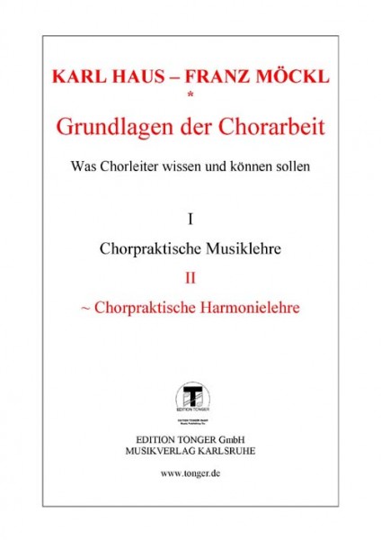 Chorpraktische Harmonielehre
