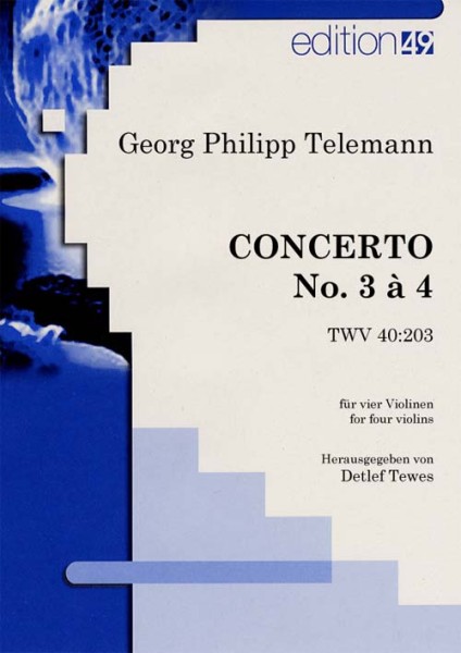 Concerto No. 3 à 4, TWV 40:203