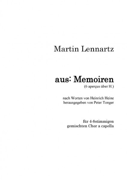 aus: Memoiren