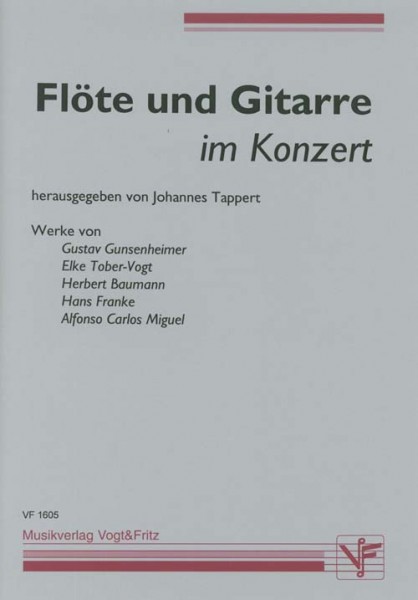 Flöte und Gitarre im Konzert