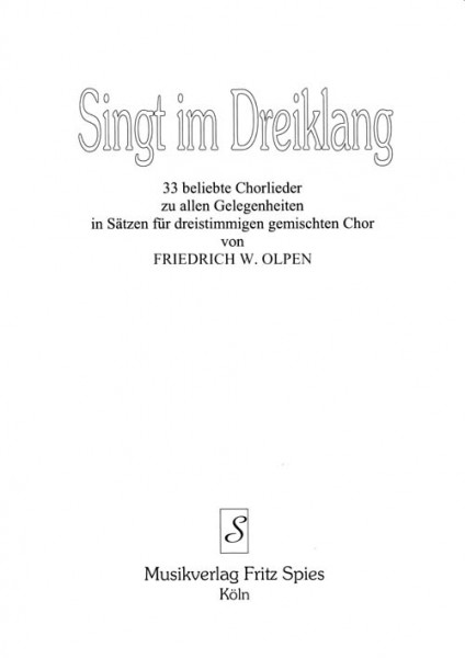 Singt im Dreiklang