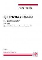 Quartetto eufonico per quattro sonatori op. 841 Quartetto eufonico per quattro sonatori op. 841
