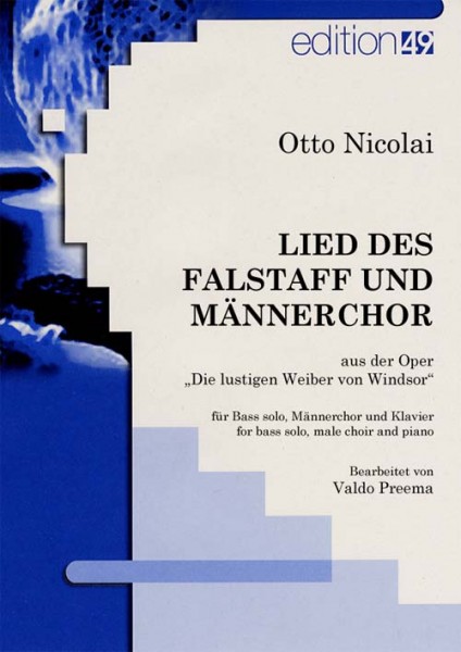 LIED DES FALSTAFF UND MÄNNERCHOR AUS DER OPER Die lustigen Weiber von Windsor