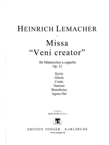 Missa 'Veni Creator'