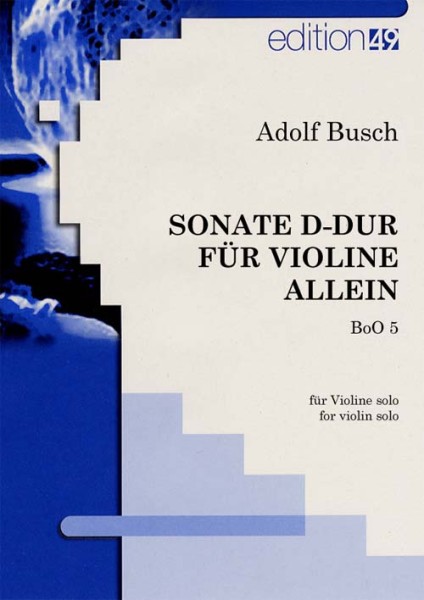 Sonate D-Dur für Violine allein BoO 5