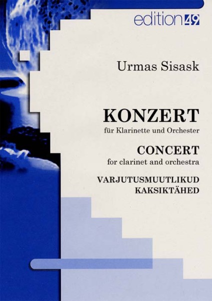 Konzert für Klarinette und Orchester, Concert for Clarinet and Orchestra (Eclipsing binary stars), o