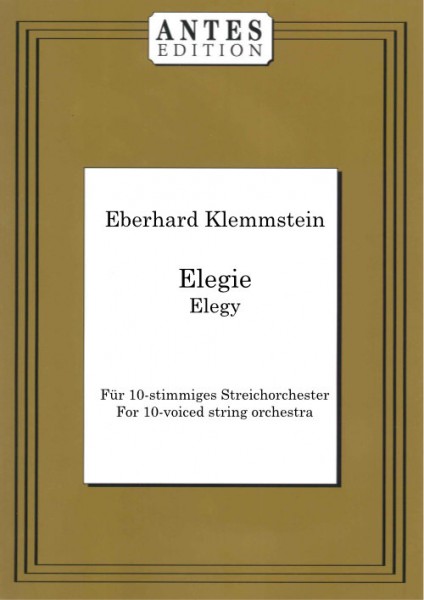 Elegie für 10-stimmiges Streichorchester