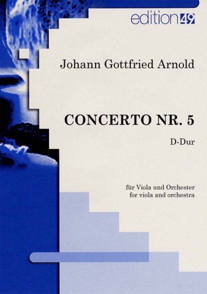 Concerto Nr. 5 D-Dur für Viola und Orchester